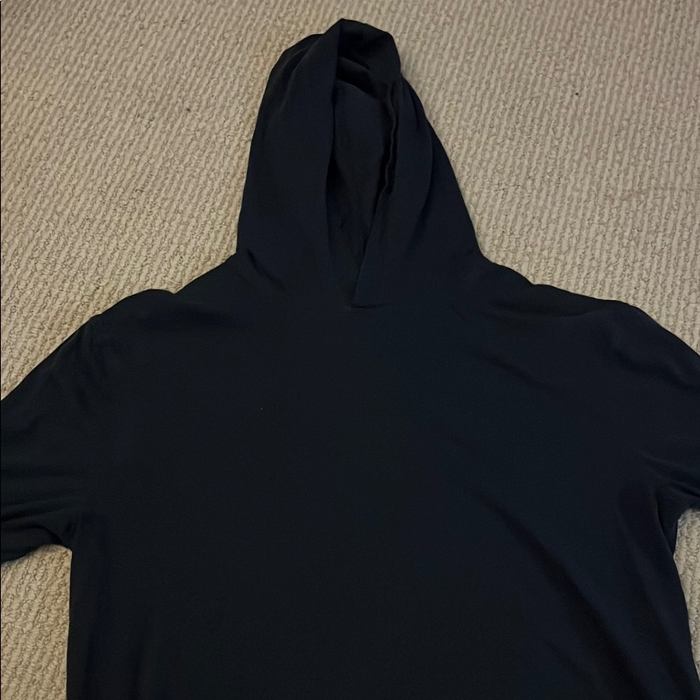 J. Crew Black Lightweight Hoodie Jacket